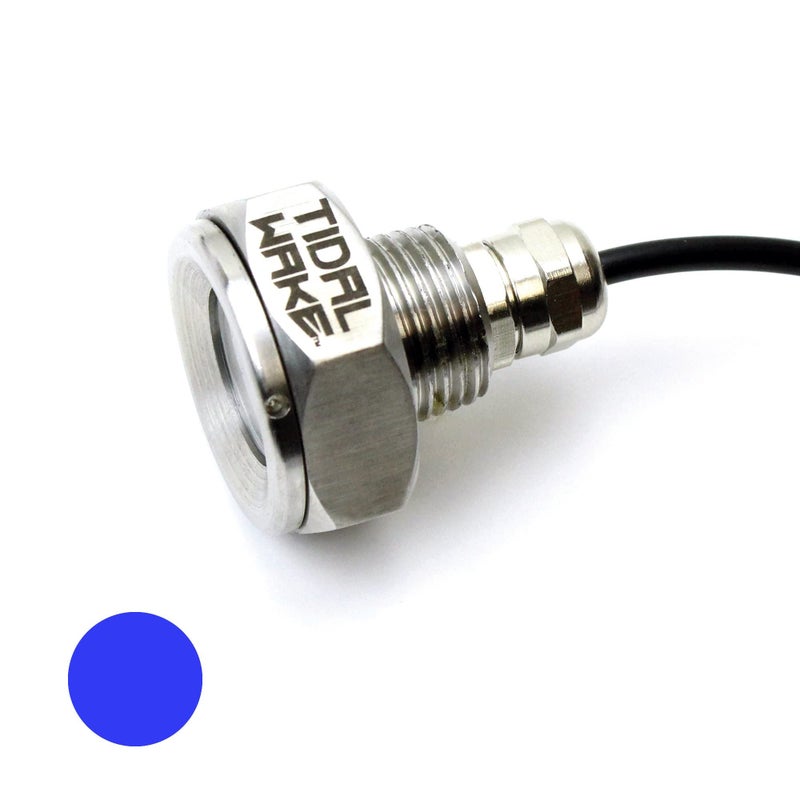 Tidal Wake Plug N' Play Underwater LED Boat Drain Plug Light for boats with 1/2" threaded Drains. No Wiring, No Holes to Drill Plugs into Accessory outlet, Add Lighting in Minutes! (Blue) - Image 2